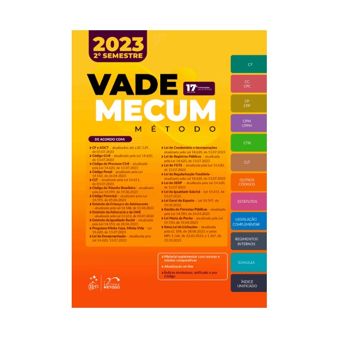 Livro Vade Mecum Método 2023