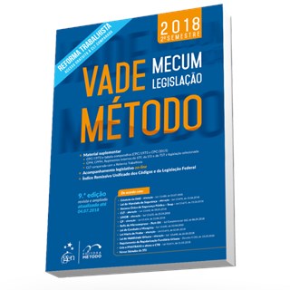 Livro - Vade Mecum Método - Legislação 2018