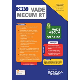 Livro - Vade Mecum Rt 2018 - Equipe rt