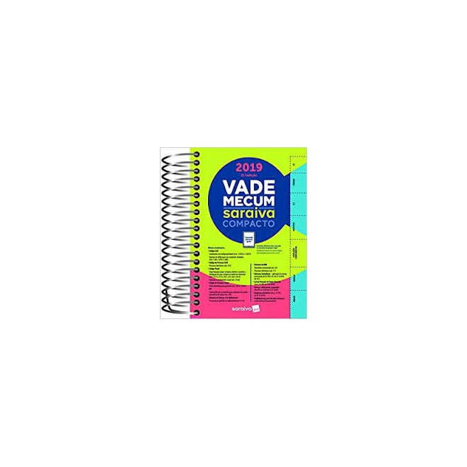 Livro - Vade Mecum Saraiva 2019 Compacto Espiral - 21ª