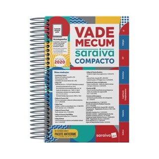 Livro - Vade Mecum Saraiva Compacto Espiral 2020 - 22ª Edição - Editora Saraiva 22º edição