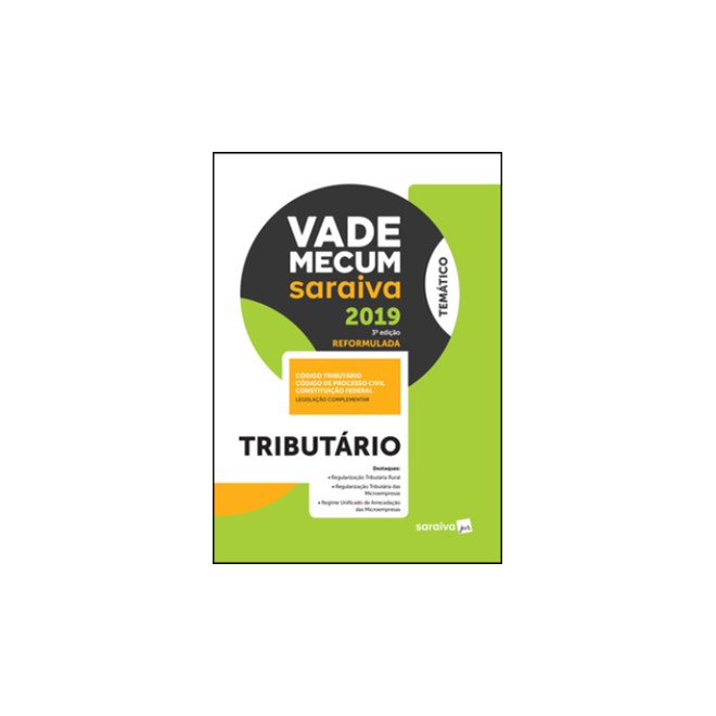 Livro - Vade Mecum Tributario - Editora Saraivaq