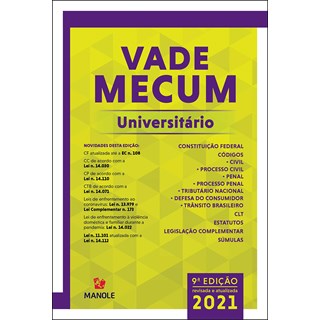 Livro Vade Mecum Universitário 2021 - Manole