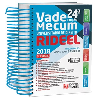Livro - Vade Mecum Universitário de Direito - 2º Semestre 2018 - Angher