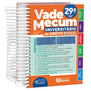 Livro Vade Mecum Universitário de Direito 29ª Edição - Angher - Rideel - Pré-Venda