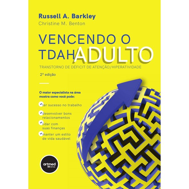Livro - Vencendo o Tdah Adulto: Transtorno de Deficit de Atencao/hiperatividade - Barkley/benton