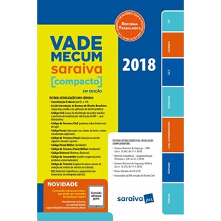 VADE MECUM COMPACTO 2018 - SARAIVA