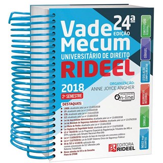 VADE MECUM UNIVERSITARIO DE DIREITO - ESPIRAL - RIDEEL - 24 ED